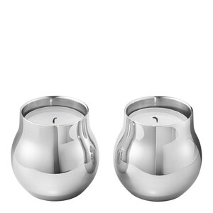 Georg Jensen Cafu lyslykt 5,8 cm 2 stk rustfri