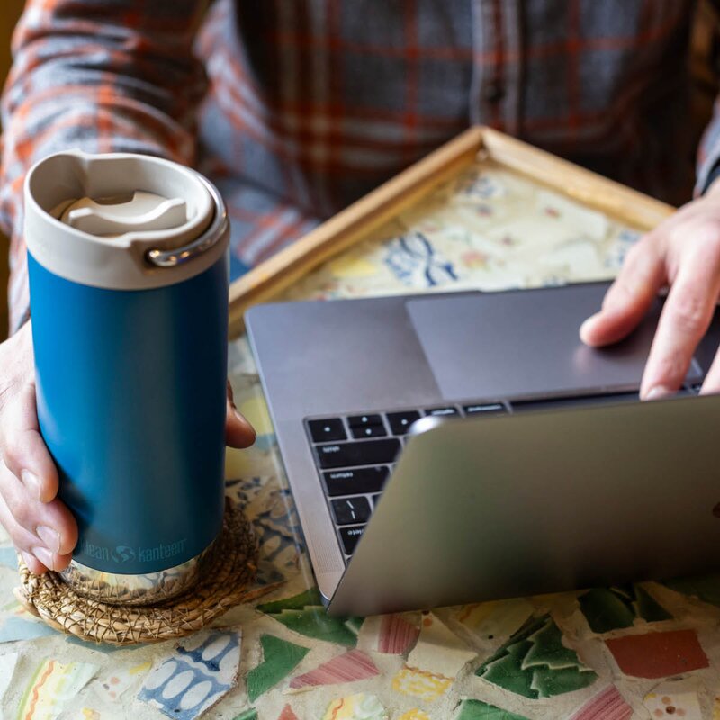 Klean Kanteen TKWide termokopp 35 cl med kafélokk Corsair