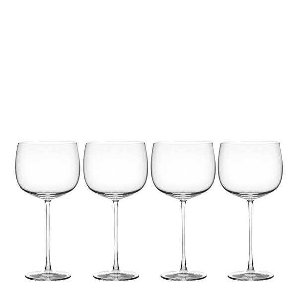 Kosta Boda - Nutid XL rødvinsglass 71 cl 4 stk