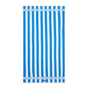 Lexington Strandhåndkle 180x100 cm frotté blå/hvit