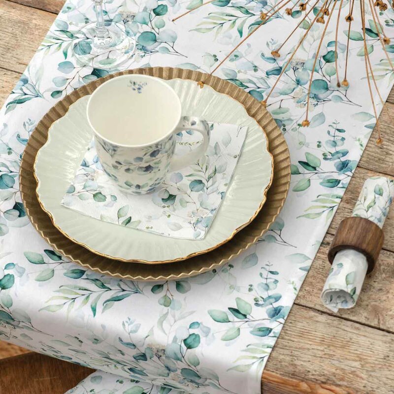 Ambiente Serviett 33x33 cm 20 stk Eucalyptus All Over