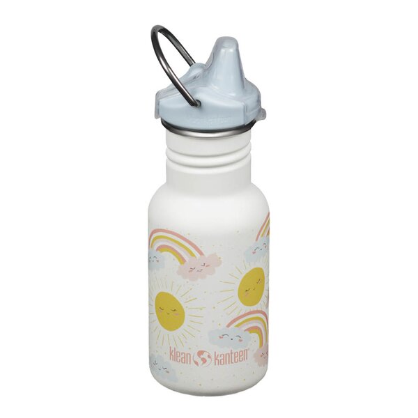 Klean Kanteen Kid Classic Narrow flaske 0,35L med tutelokk Rainbows