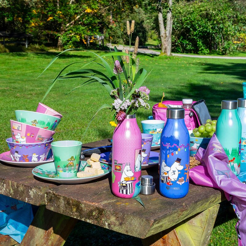 Les Artistes Bottle Up termoflaske Mummitrollet 0,5L multi