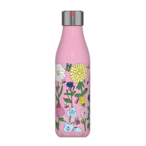 Les Artistes Rosa Sløyfe termoflaske 0,5L Anette Moi store blomster rosa