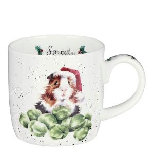 Wrendale Design Kopp Christmas Sprouts 31 cl