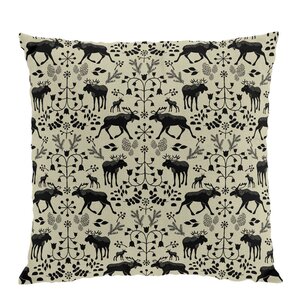 Arvidssons Textil Skogens konung putetrekk svart