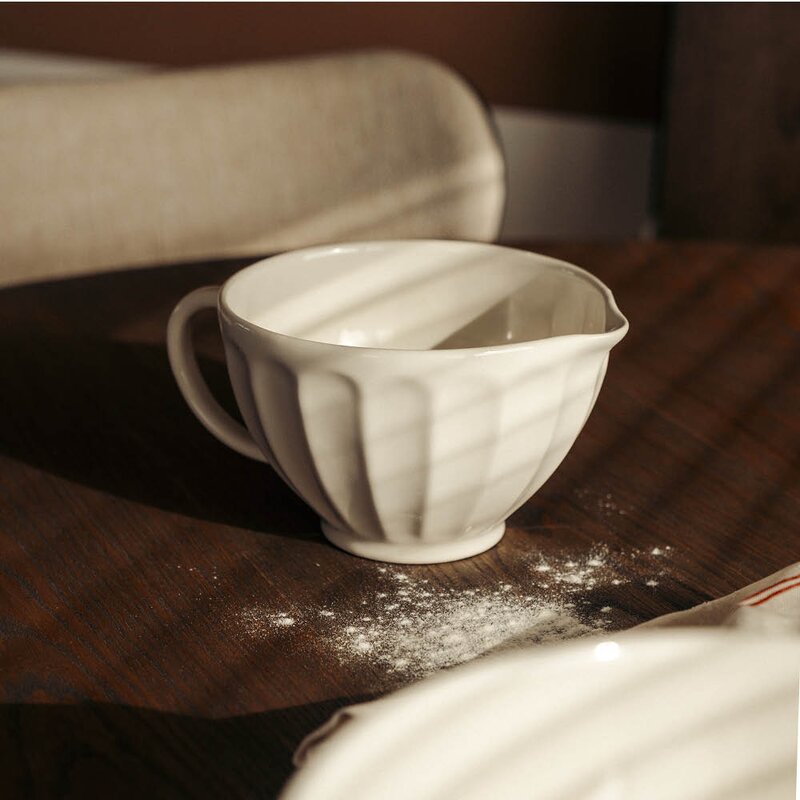 Anders Petter Classic bakebolle m/håndtak 1,2L krem