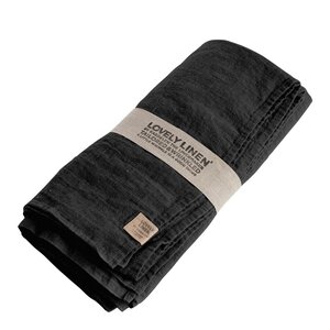 Lovley Linen Lovely bordduk lin 145x300 cm Dark Grey