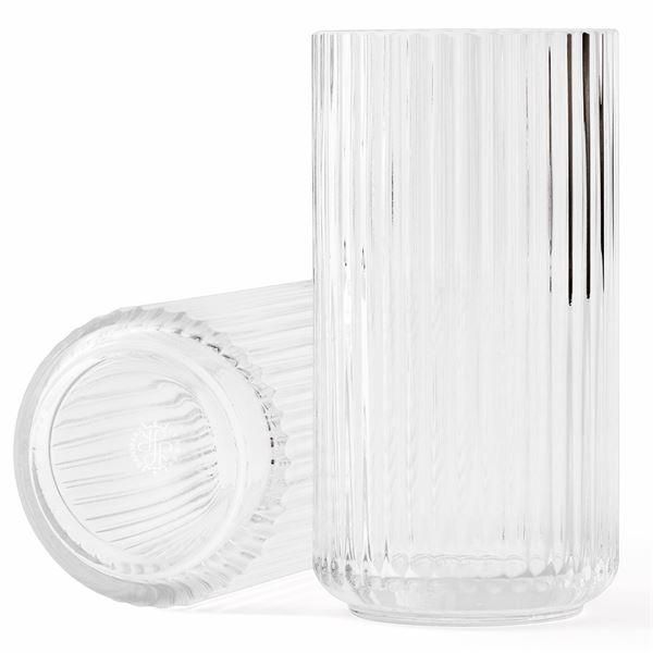 Lyngby Porcelæn, Vase glass klar 20cm
