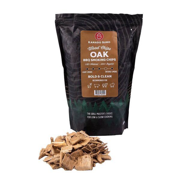 Kamado SUMO Wood Chips røykeflis 800 g eik