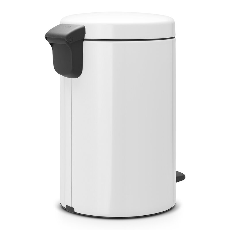 Brabantia NewIcon pedalbøtte 12L hvit