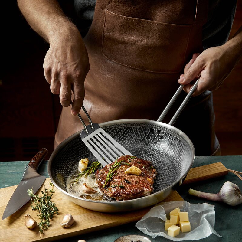 Eva Trio Multi Mosaic stekepanne 28 cm slip-let