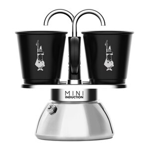 Bialetti Mini Express espressokanne 2 kopper 100 ml stål