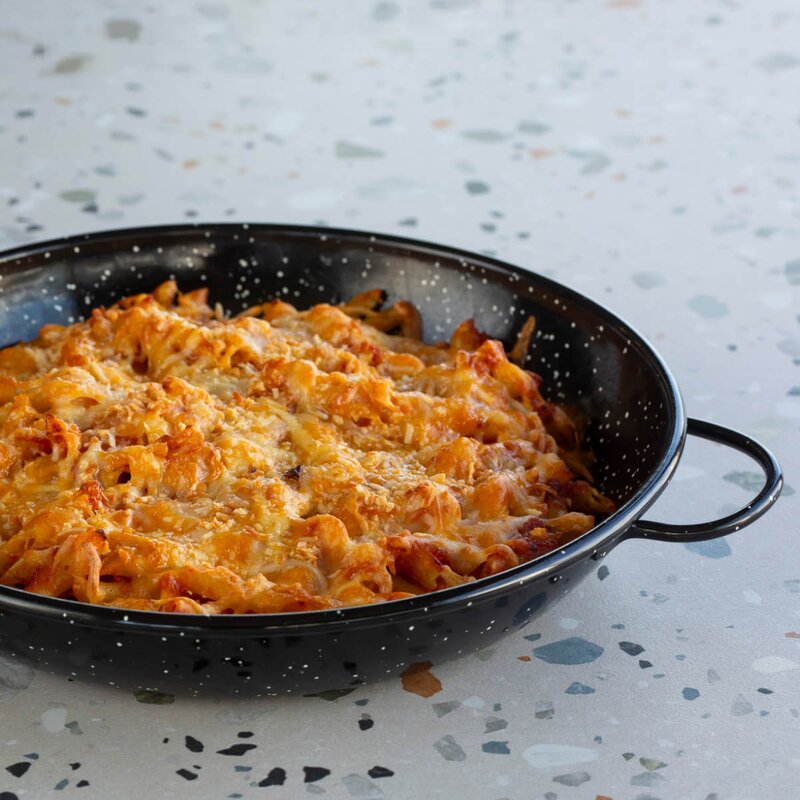 Vaello Paellapannen 22 cm emalijert