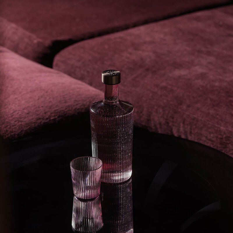 Paveau Ribbed Elegance gaveeske Broome 3 deler burgunder