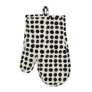 A World of Craft Dots gryteklut 17x27 cm hvit/svart