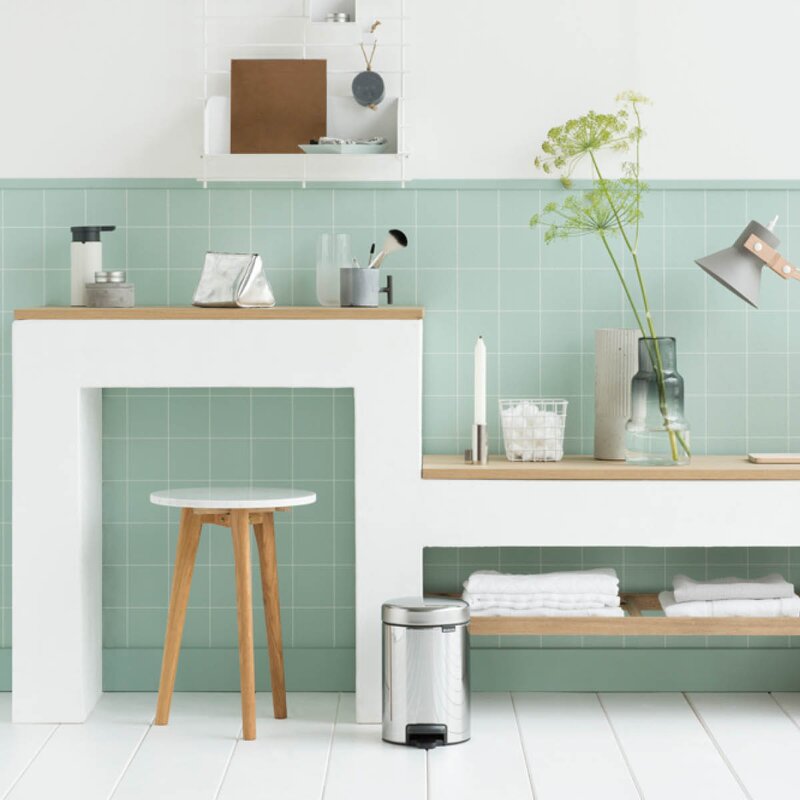 Brabantia NewIcon pedalbøtte 3L blankt stål