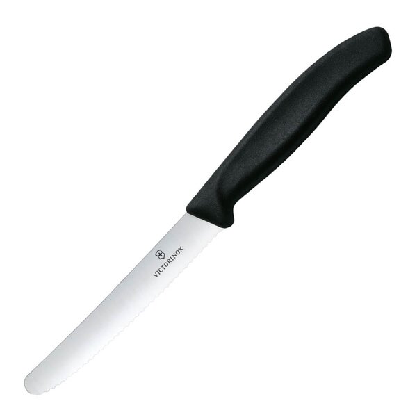 Victorinox - Swiss Classic tomat- & bordkniv 11 cm svart