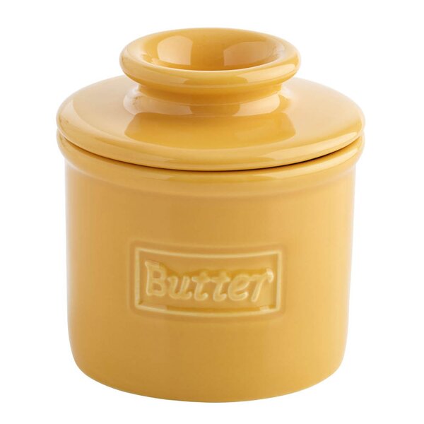 Butter Bell - Crock Retro Café smørklokke gul