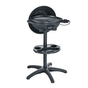 Severin Elektrisk grillkulestativ med lokk PG8541 2000W svart