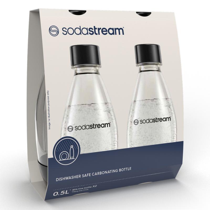 Sodastream Fuse dws ekstra flasker til Sodastream 0,5L 2 stk