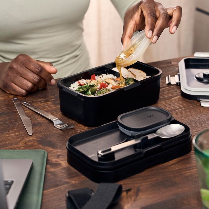 Zwilling Fresh & Save Bento matboks 2 deler 20,7x12,3 cm svart