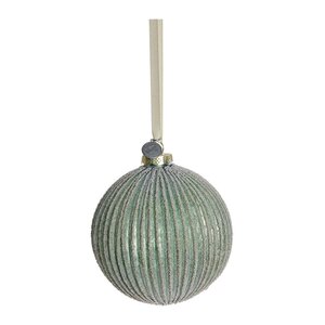 Lene Bjerre Norille juledekorasjon 10 cm grønn rillet