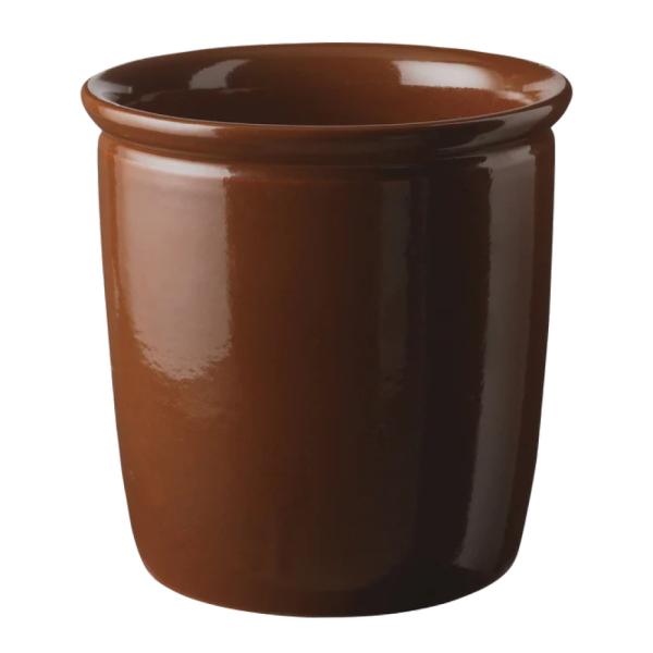 Knabstrup Keramik Redskapskrukke 4L brun