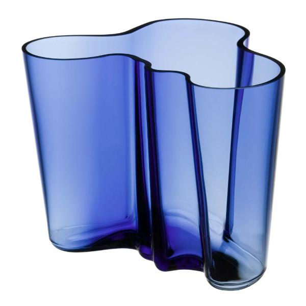 iittala Alvar Aalto vase 16 cm ultramarinblå