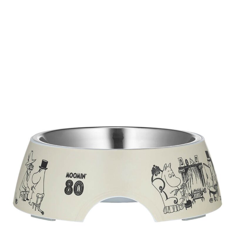 Muurla Mummi Pets matskål 650 ml 80 år lys gul