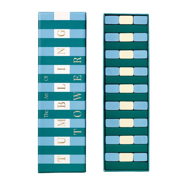 Printworks Tumbling Towers lekesett grønn/blå