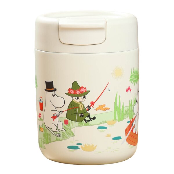 Moomin Mummi termokopp 32 cl ferie hvit