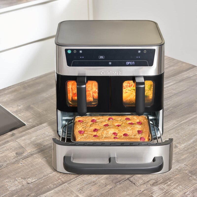 Cuisinart TriZone airfryer AFT13XSSE 13,2L 2550W rustfritt stål