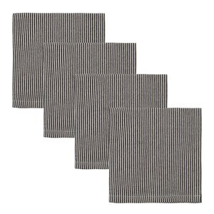 House Doctor Block serviett 40x40 cm 4 stk sand/svart