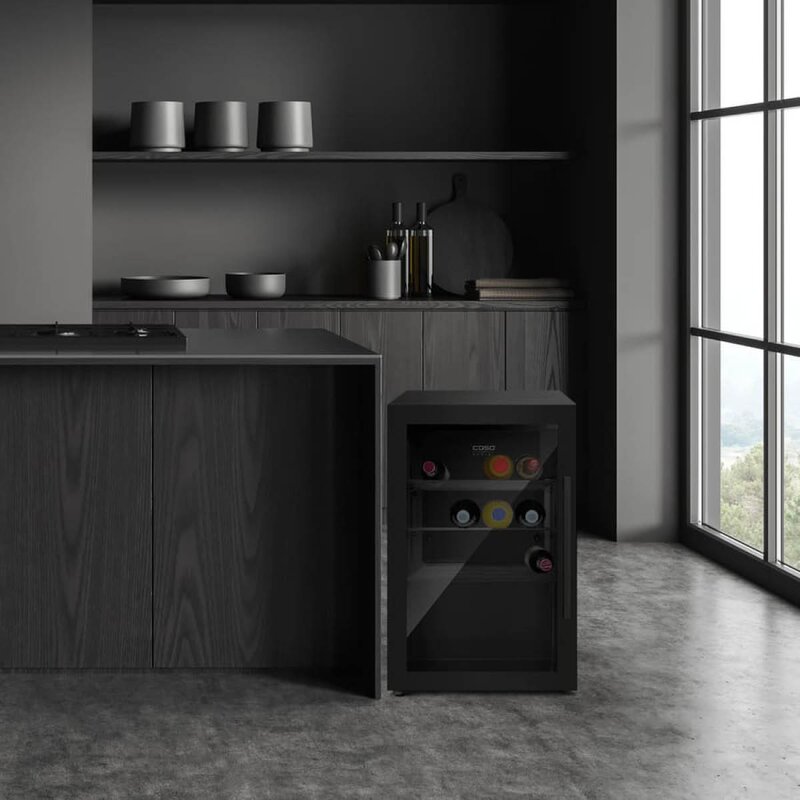 Caso Barbecue Cooler utendørskjøleskap 63L venstrehengslet svart