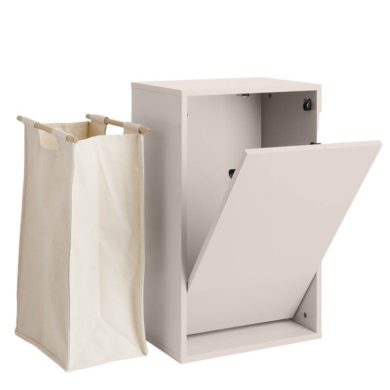 ReCollector Laundry Boks skittentøyskurv 30x43x70 cm Silver Cloud Grey