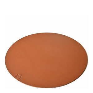 Nordan Home Bordbrikke i skinn rund 35 cm mørk brun