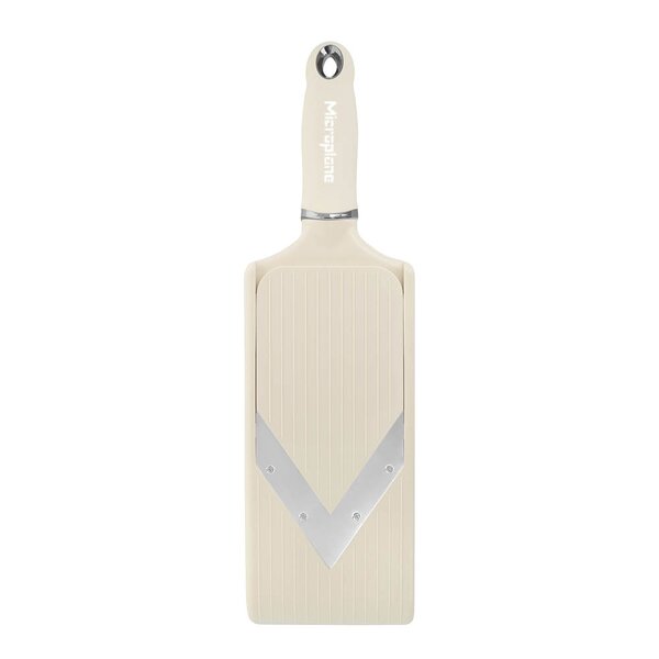 Microplane V-blade mandolin PureCut justerbar cashmere beige