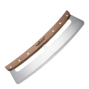 Sabor Napo pizzakutter 33x10 cm stål/eik