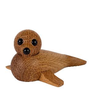 Spring Copenhagen Baby Seal figur i tre H6 cm