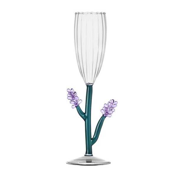 Ichendorf Milano Botanica optisk champagneglass 16 cl lavendel