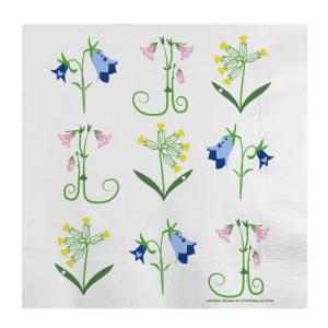 Citronelles Flowers serviett 33x33 cm 25 stk multi
