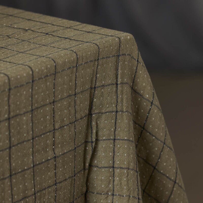 Holmen Albi duk 140x220 cm grønn/svart