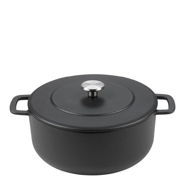 Combekk Støpejernsgryte 24 cm 3,8L svart