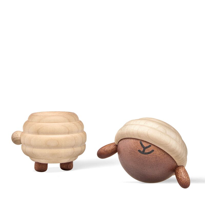 FableWood Ulla sau trefigur 8 cm lønn/sapele