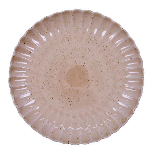 House Doctor Scallop tallerken 26 cm rosa