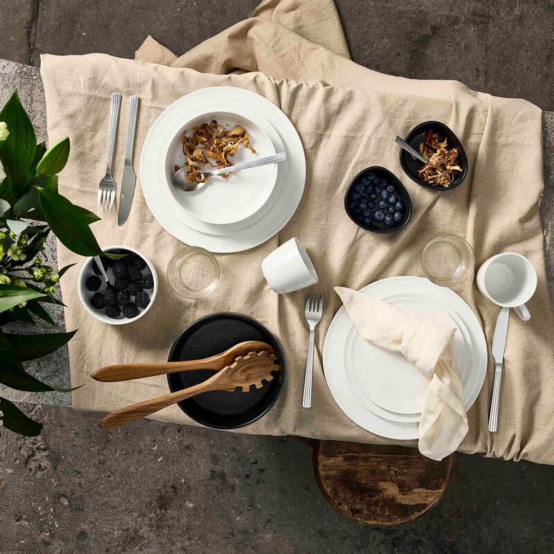 Aida RAW Pure Porcelain asjett 20 cm hvit