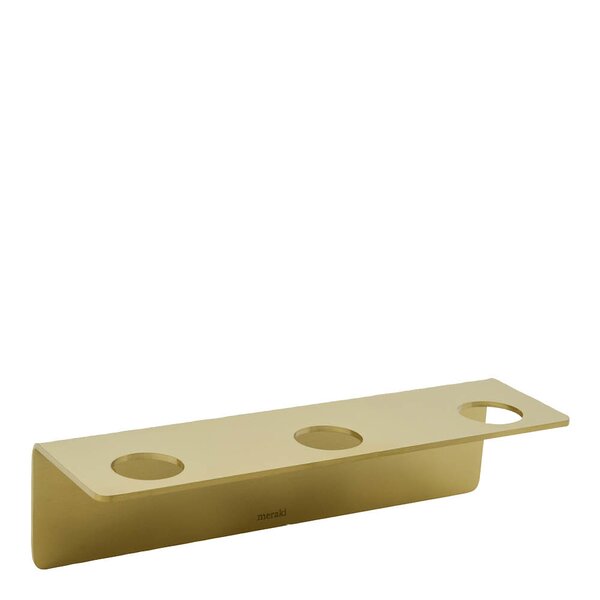 Meraki Såpepumpeholder 3 hull børstet messing
