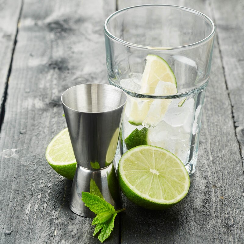Point Virgule Cocktailmålebeger  8 cm stål