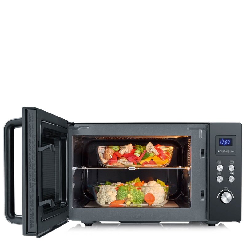 Severin Mikrobølgeovn MW7763 med keramisk bunn og grill 25L 900W